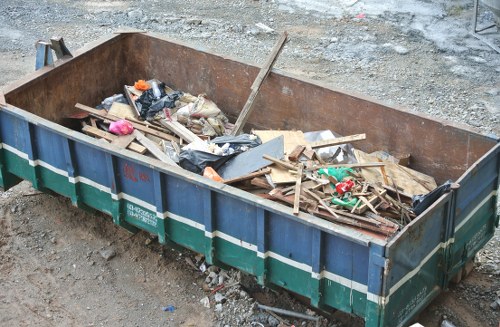 Coney Hall residents disposing of household waste