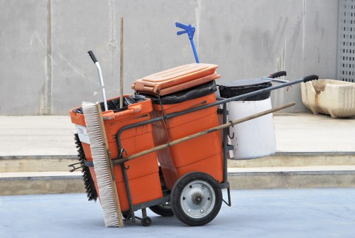 Volunteers loading donated furniture and textiles for reuse